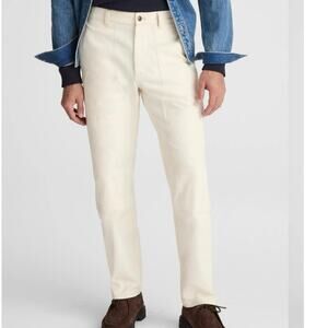 Madewell Relaxed Straight Workwear Pants in Vintage Canvas Size 28x30